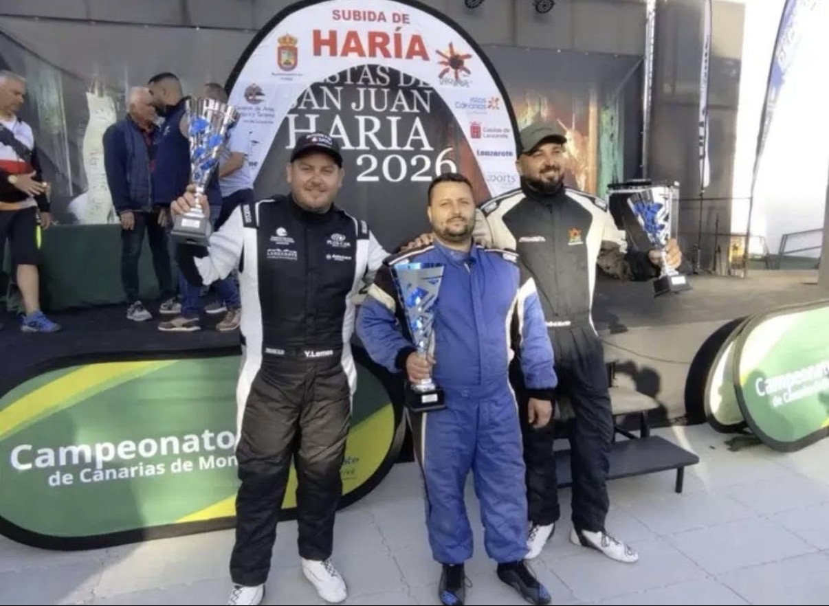 Toñin, Yeray y Aníbal completan un podio de puro sabor conejero.