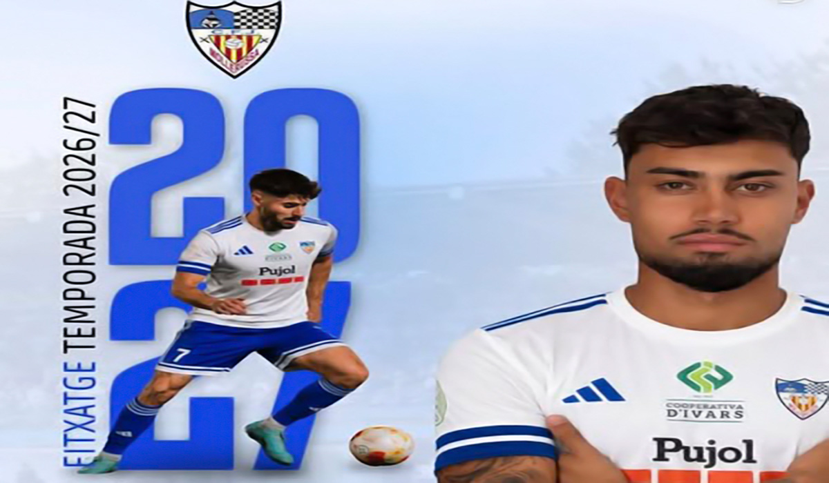 Rayco Pérez deja el San Bartolomé CF y ficha por el Juventud Mollerussa para la temporada 2026 2027