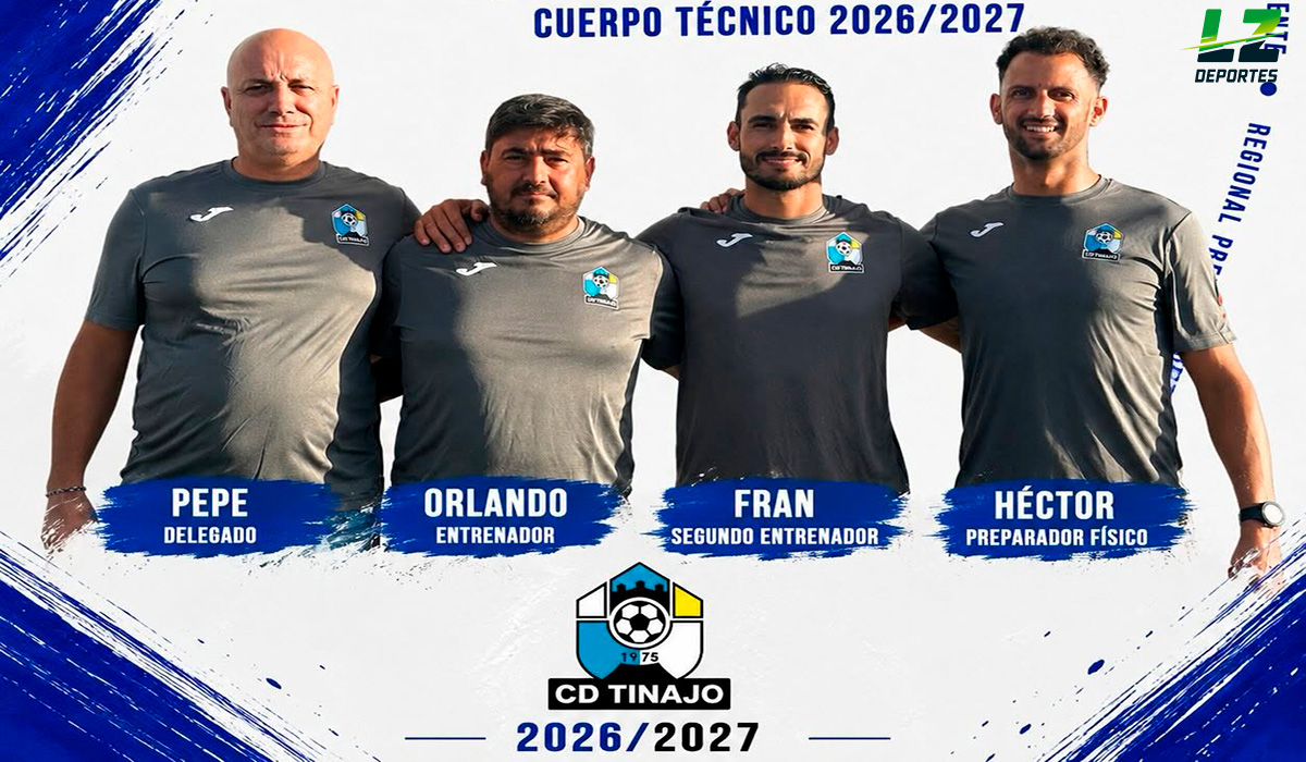 ORLANDO LEMES SEGUIRÁ AL FRENTE DEL CD TINAJO POR TERCERA TEMPORADA CONSECUTIVA