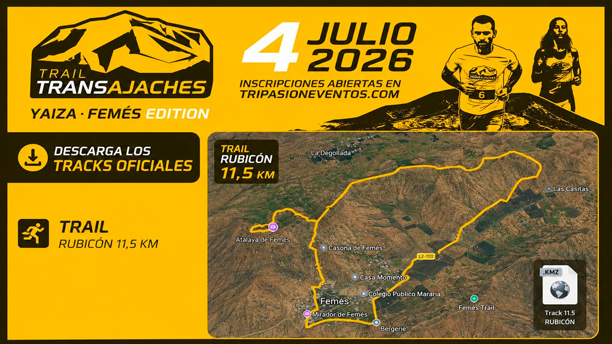 La Transajaches Trail regresa a Femés siete años después con un centenar de participantes