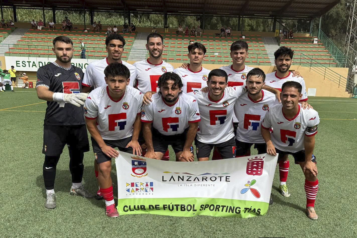 El Sporting Tías logra su primera victoria tras imponerse al Teror con un gol decisivo