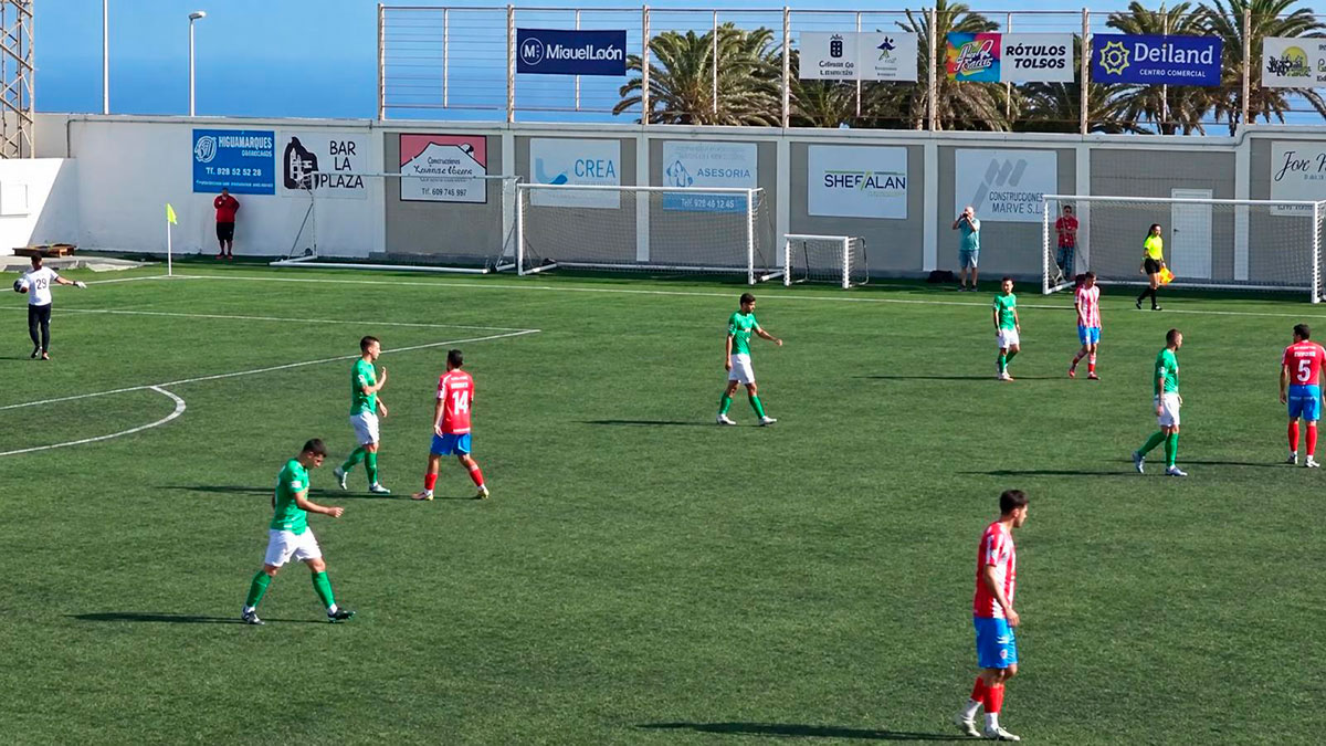 El San Bartolomé CF golpea primero y firma una victoria de autoridad ante el Estrella CF